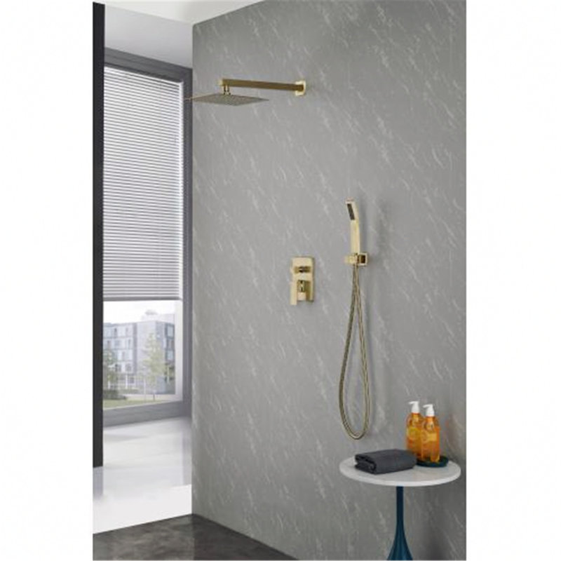 Complete Shower System, Gold