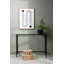 Dipp 30cm Glass Top Console Table