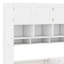 Wooden Platform Bed with Desk, Wardrobe, Storage Cabinets, Drawers & Shelves-2031304541
