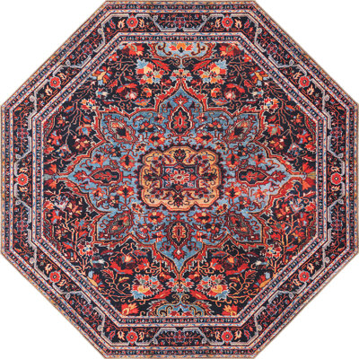 Tapis traditionnel de couleur mauri rouille