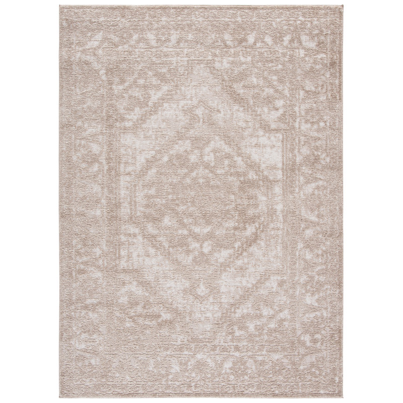 Lunara Power Loom Polyester; Jute/Sisal; Polypropylene Plastic Oriental Indoor Rug, 5'-3" x 7'-6" Rectangle