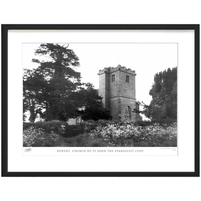 Newent, Church Of St John The Evangelist C1955 by Francis Frith - Single Picture Frame Print, 28cm H x 36cm W x 2.3cm D