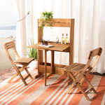 Volk 2 - Person Patio Dining Set with Rectangular Table