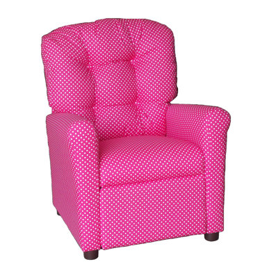 Chaise pour enfants rose Ollert