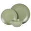 Gibson Home Queenslane 12 Piece Stoneware Matte Dinnerware Set - Matte Blue-98537340