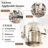 Modern Round 2-piece End Table Set