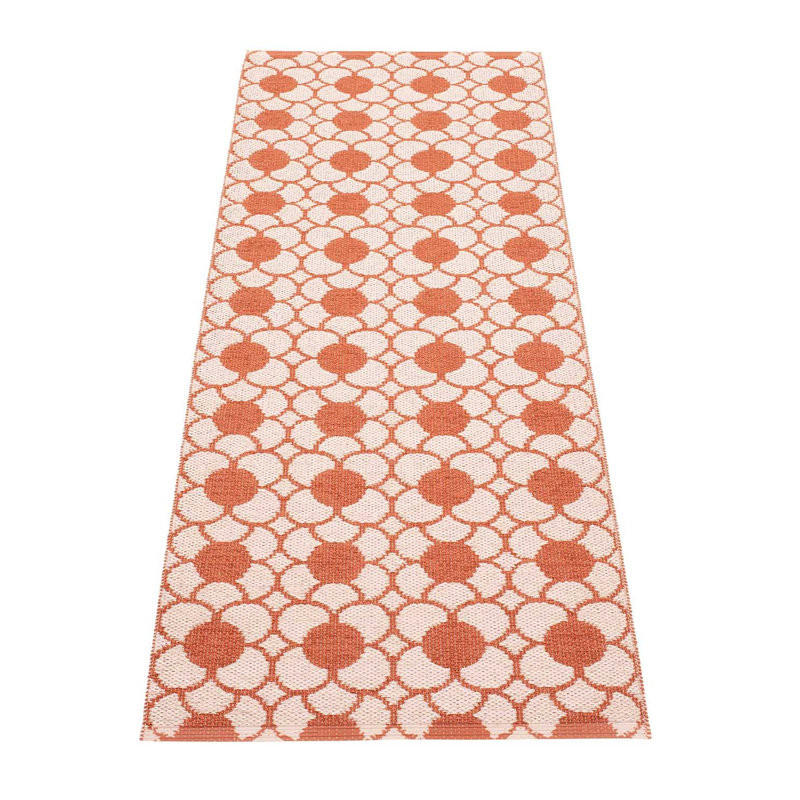 Rug ANYA Oregano 2.25 X 6.5 Ft, Runner 2'3" x 6'6", Brick
