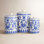 Clemon Floral Porcelain China Canister - Set of 3