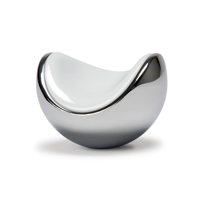 poignée fantaisie demi-lune Neon, Blanc