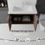 Meuble-lavabo flottant 36 po avec lavabo à porte à fermeture en douceur pour petites salles de bain 36 po-133397035-133397038
