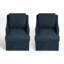 Fauteuil pivotant rembourré en chenille-1515460094
