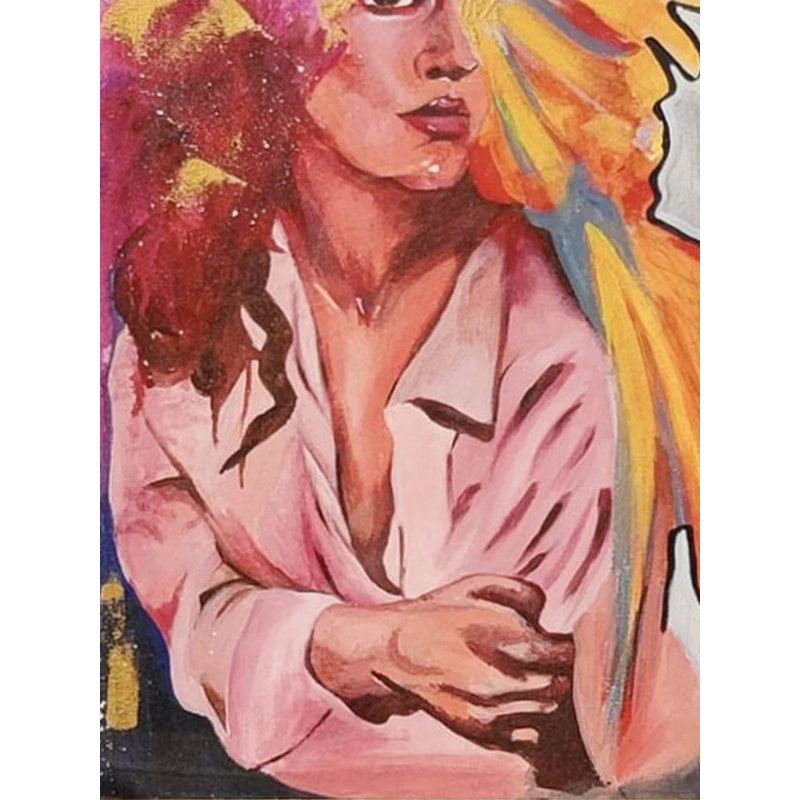 Mastercopie de Miranda Gamel | Couleur acrylique | Ojasvi Singh
