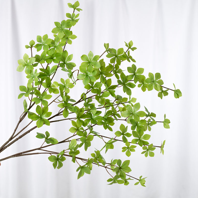 1 branche verte Audet Enkianthus Perulatus artificielle, H 50,7 po x l 0,8 po x P 0,8 po