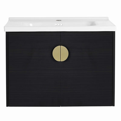 Meuble-lavabo à fermeture en douceur 28 po avec lavabo 28 po