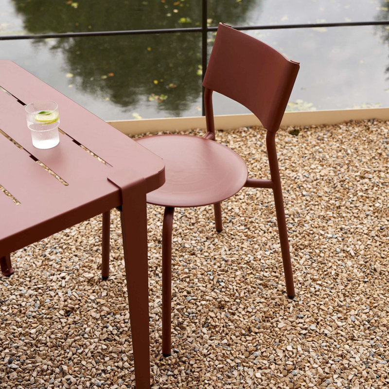 Chaise d'appoint midi, Brick Red