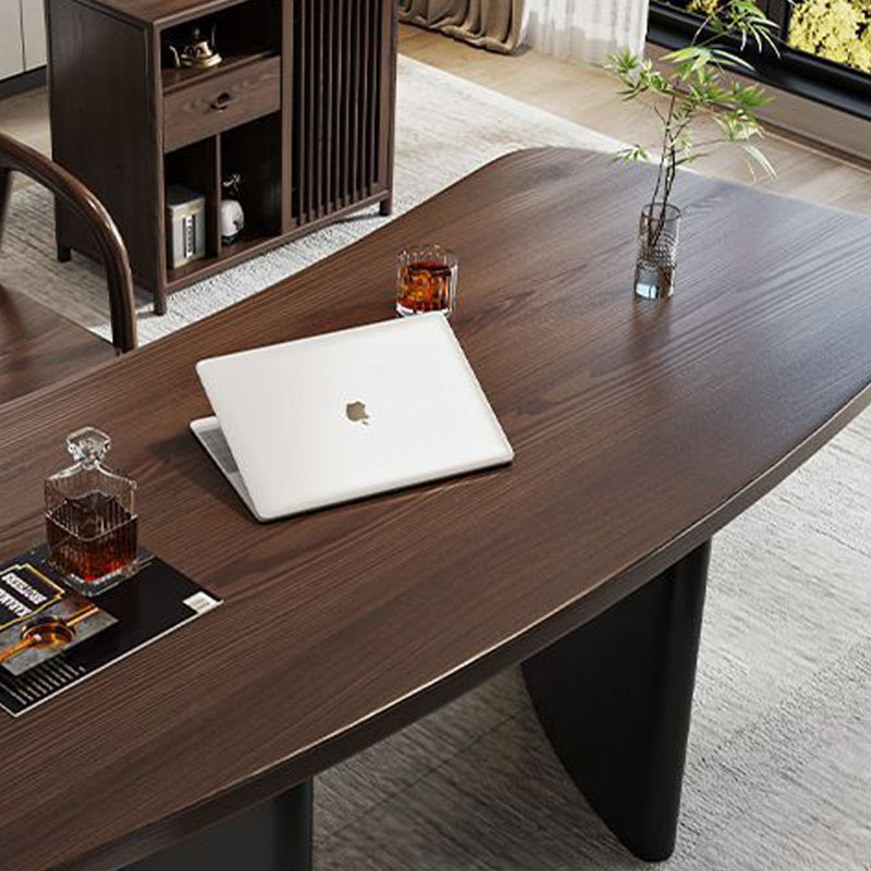 Bureau de style nordique sur mesure, H 29,53 po x l 78,74 po x P 31,5 po
