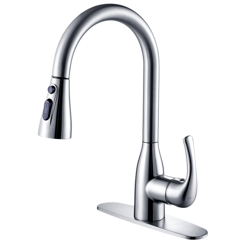 Cobbe Pull Down Kitchen Faucet, Chrome