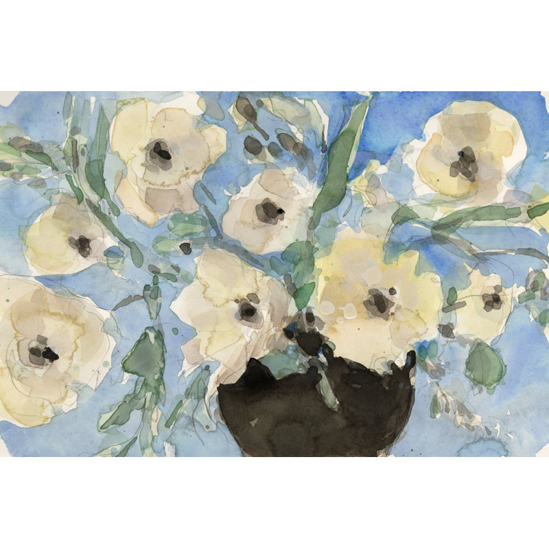 Potted Fragrant I - Painting on Canvas, 51 cm H x 76 cm W, Wrapped Canvas