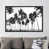 Black Floater Framed