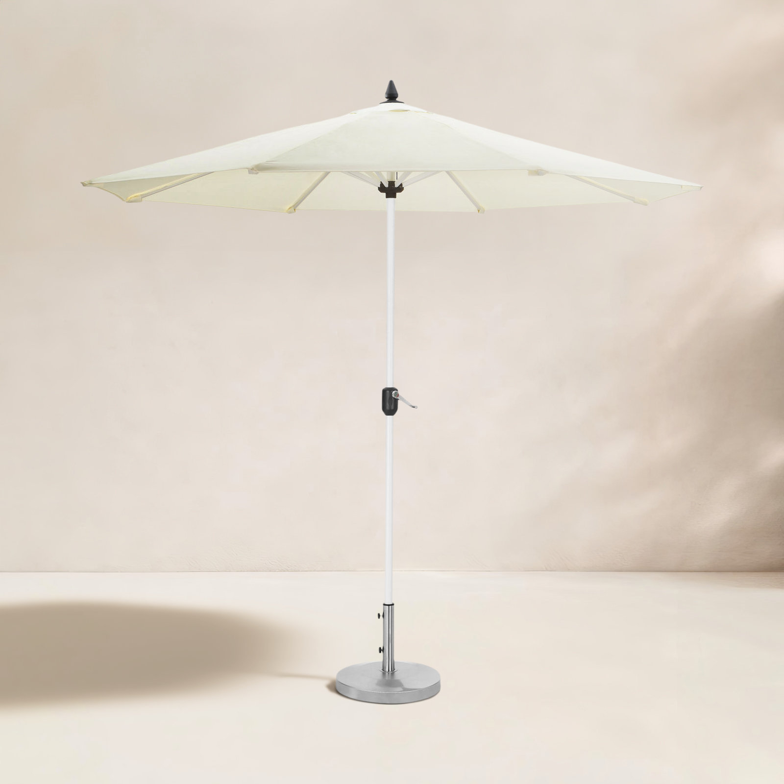 Aynura 108'' Outdoor Umbrella, White