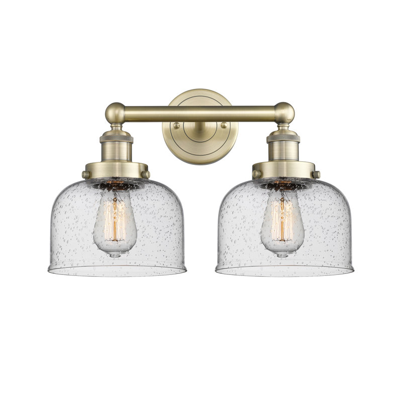 Arlester 2 - Light Dimmable Vanity Light, Seedy, Antique Brass