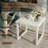 5 - Person Outdoor Aluminum Conversation Set with Swivel Chairs-490884795