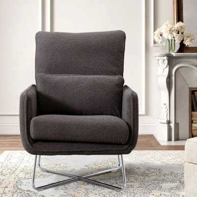 Fauteuil d'appoint en velours
