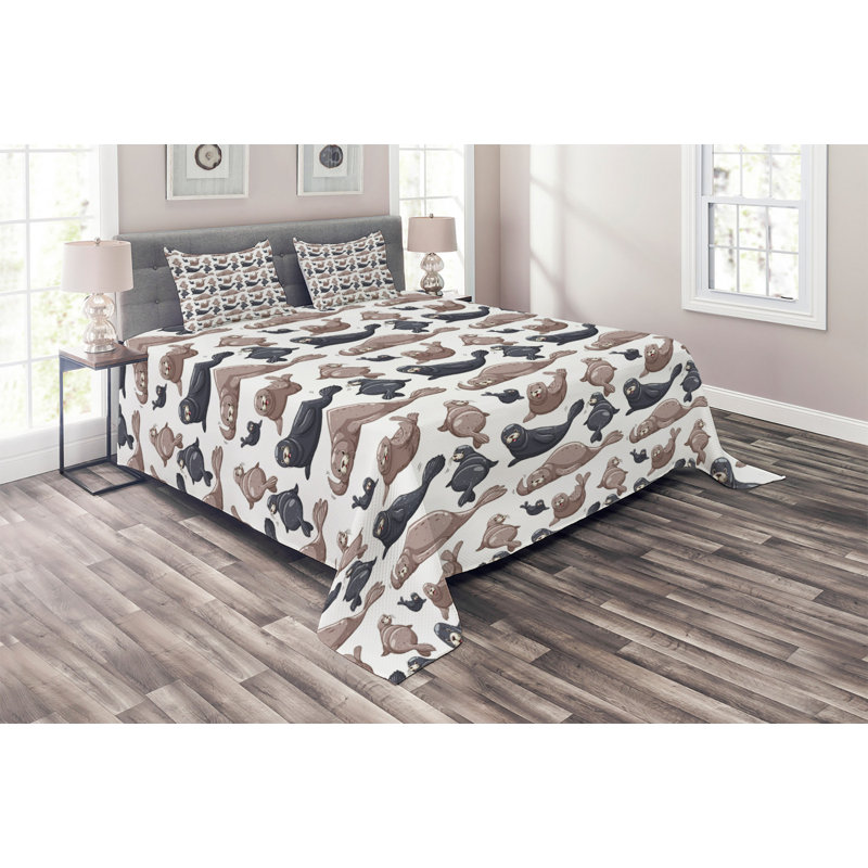Coastal Polyester Coverlet