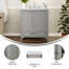 Meuble-lavabo de salle de bain avec lavabo encastré, armoire et tiroir-1994806140-1994806141