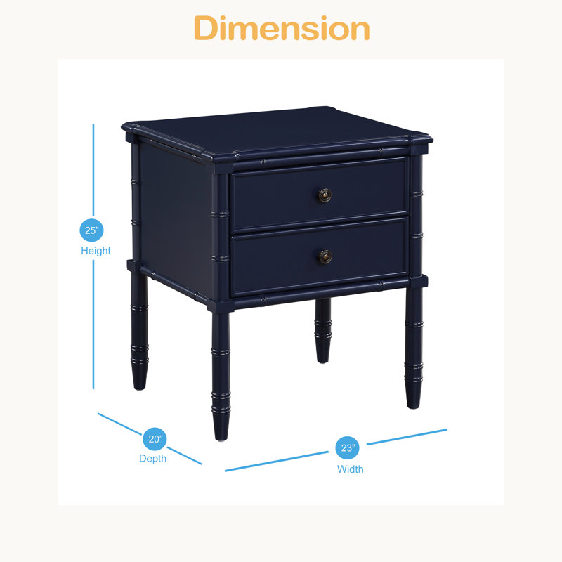 2 Drawer Nightstand