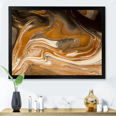 " Nature Marble In Earth Tonesth Brown Color Stains "