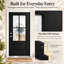 Anwickjeff Fiberglass and Polyester Fill Hinged Front Entry Door