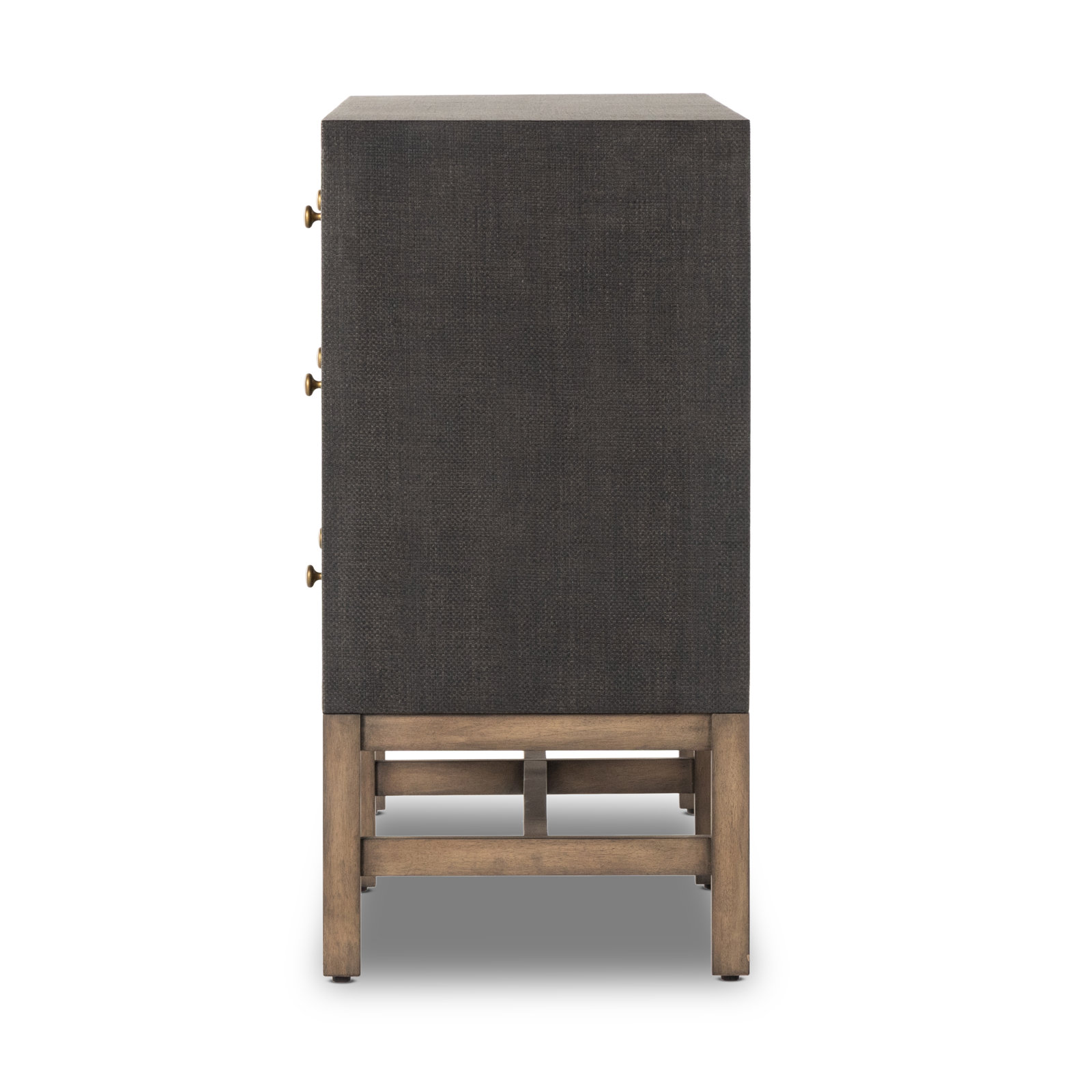 Hakana 62" Mahogany Dresser, Black