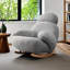 Chaise berçante moderne rembourrée-100613782