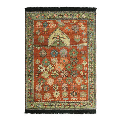 Modern Classic Handmade Wool Area Rug