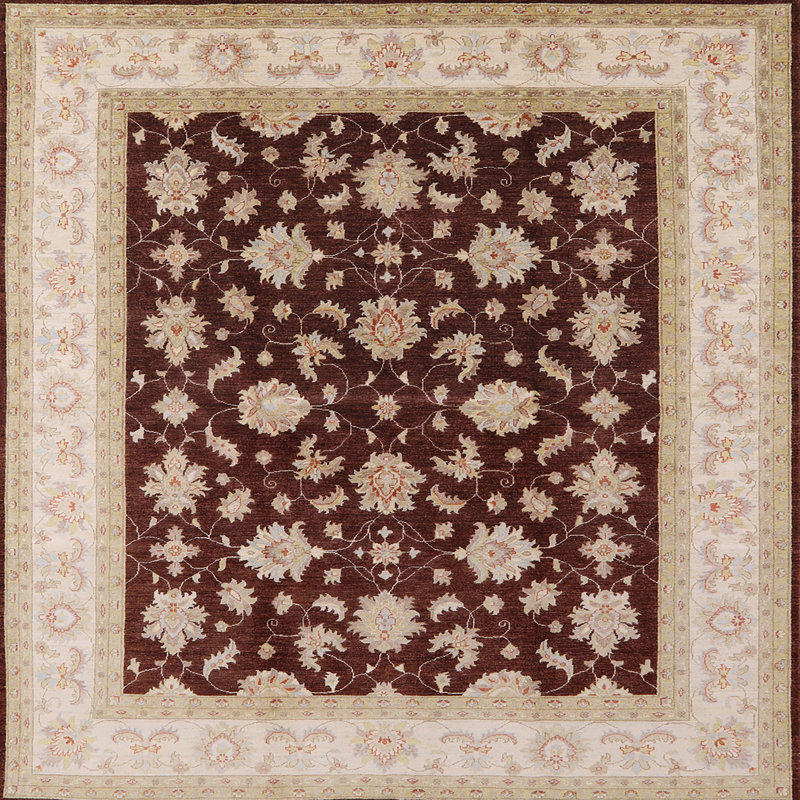 Tapis brun Celis, Carré de 6 pi