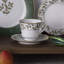 Ensemble de 4 soucoupes de 6 po Noritake Holly & Berry Gold