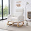 Chaise berçante en tissu Teddy-581323667