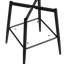 Ensemble de 2 tabourets de bar rotatifs à 360 ° avec tabourets de bar et coussins en cuir