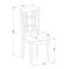 Ensemble de salle à manger 7 pièces composé d'une table de salle à manger rectangulaire avec rallonge papillon et 6 chaises de cuisine en tissu de lin, noir-589223653-589223651-591142460