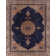 Oriental Area Rug in Stonewash Blue
