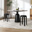 46cm H Backless Stacking Accent in Black