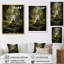 «Green Buddhist Art Buddhas Enlightenment» sur impression sur toile-276967690-276967687