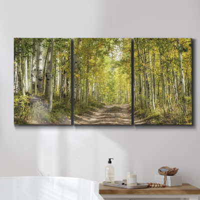 «Dilapidated Barn I», reproduction sur toile 3 pièces