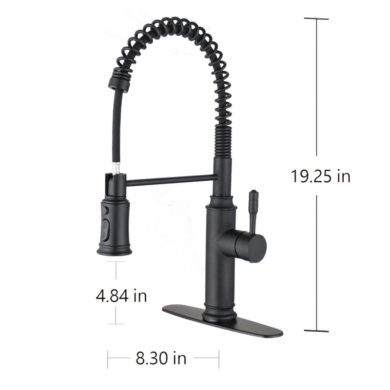 Robinet de cuisine tactile avec douchette extractible