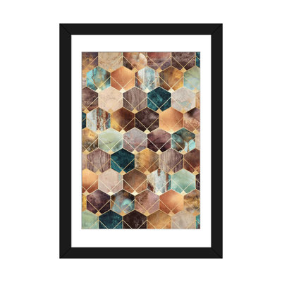 «Natural Hexagons and Diamonds», impression sur toile