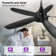 42" RGB Ceiling Fan With Led Light and Remote/App Control