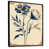 Toile avec cadre flottant noir