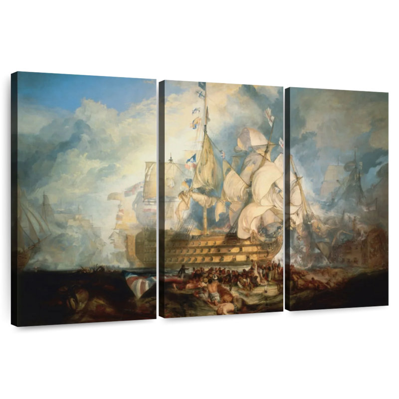 Keiri Battle Of Trafalgar, 24" H x 38" W