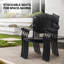 Ensemble de chaises d'extérieur en fonte d'aluminium (ensemble de 2)